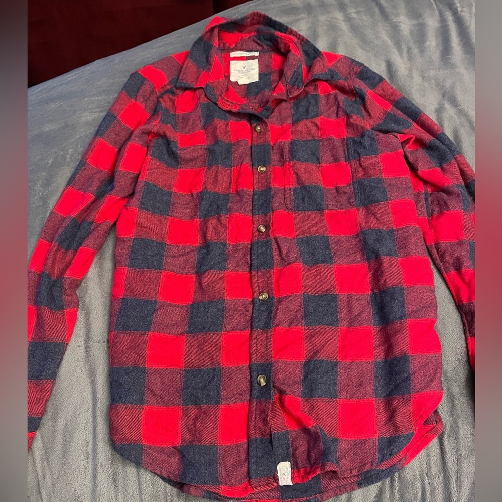 Small checkered flannel